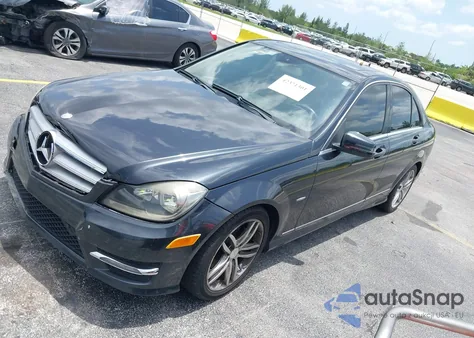 2012 Mercedes-Benz C 250 Luxury/Sport from USA, damaged, VIN WDDGF4HB0CR209125